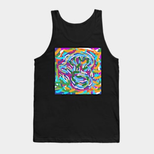 pixel art painting extraterrestrial alien Tank Top